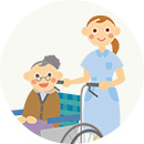 医療関係の女性のアイコン