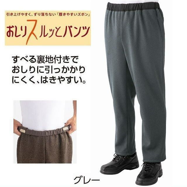 紳士春夏用おしりスルッとパンツ（股下65cm） LL・3L】wcf89769 裏地